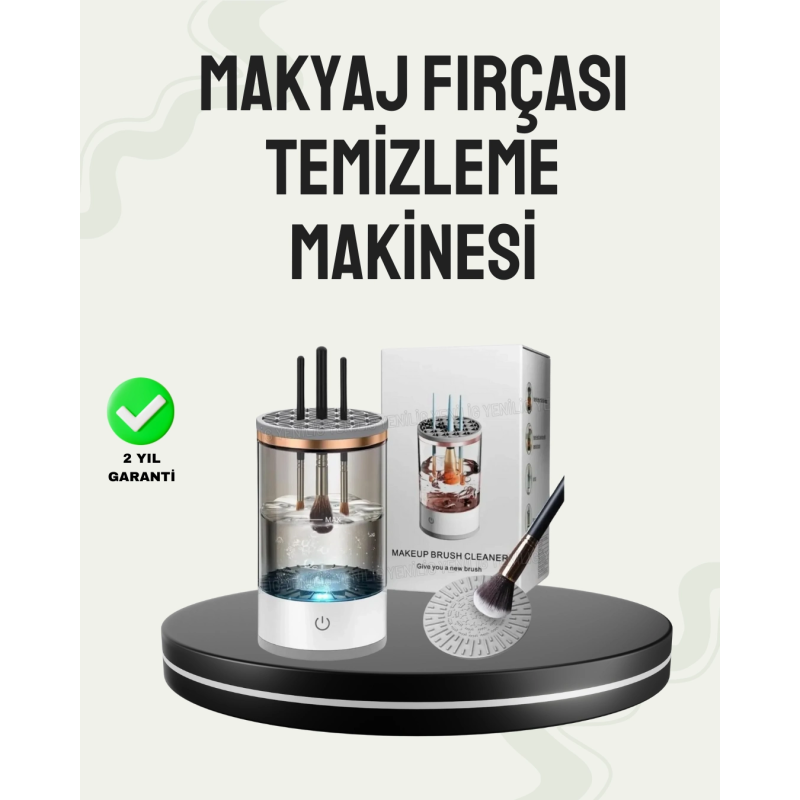 Usb Şarjlı Kompakt Makyaj Fırçası Temizleme Makinesi Usb Şarjlı Kompakt Makyaj Fırçası Temizleme Makinesi
