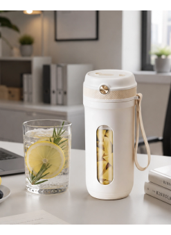 Usb Şarjlı Mini Smoothie Blender Pratik Meyve Karıştırıcı 350 Ml