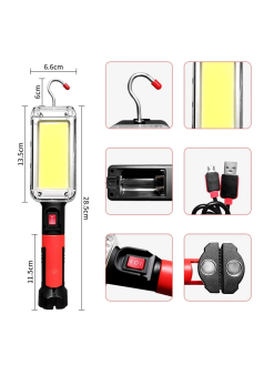 Usb Şarjlı Oto Tamirci Çalışma Lambası  Wt-733