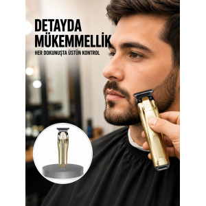 Usb Şarjlı Saç Sakal Kesme Makinesi Hassas Detay Kesim İçin Yeni Nesil