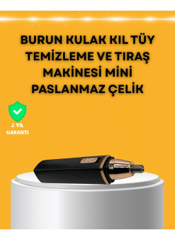 Usb Şarjlı Sessiz Burun Ve Kulak Kılı Temizleme Cihazı