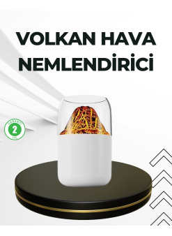 Usb Şarjlı Volkanik Tasarımlı Buhar Makinesi