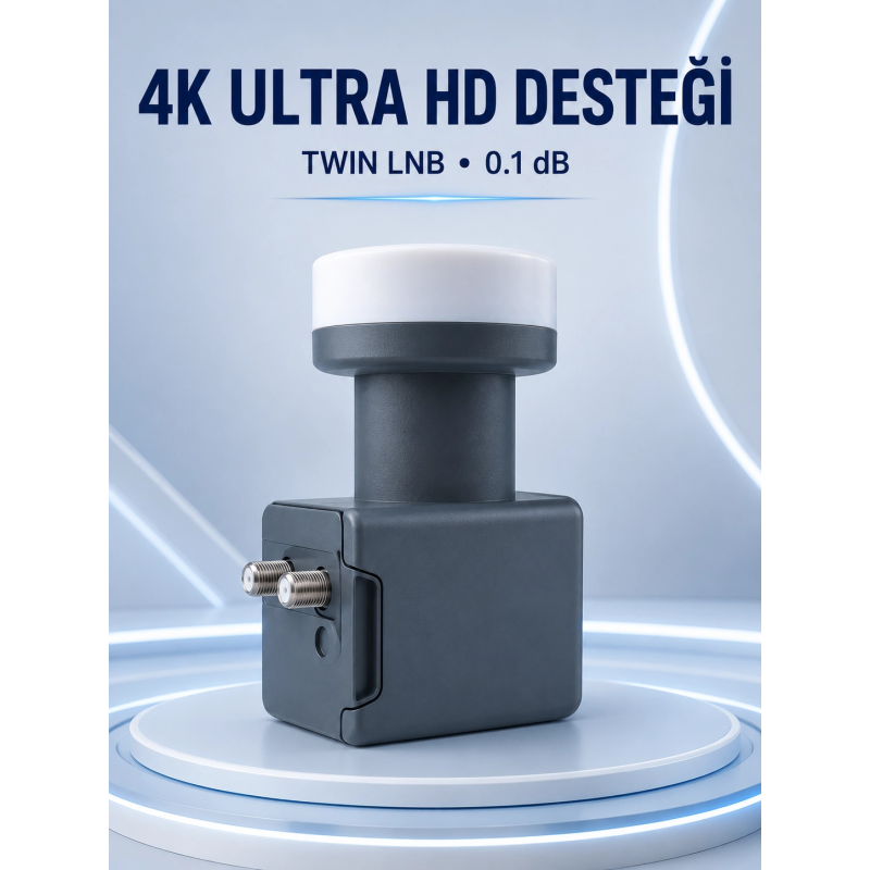 Uydu Anten Lnb Twin Çıkışlı 0.1 Db Ku Band 4k Ultra Hd Uyumlu Uydu Anten Lnb Twin Çıkışlı 0.1 Db Ku Band 4k Ultra Hd Uyumlu