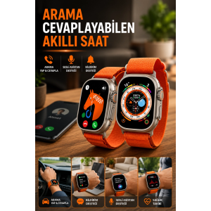Uyku Ve Nabız Takipli, Wireless Şarjlı Akıllı Saat Android Ve İos Uyumlu