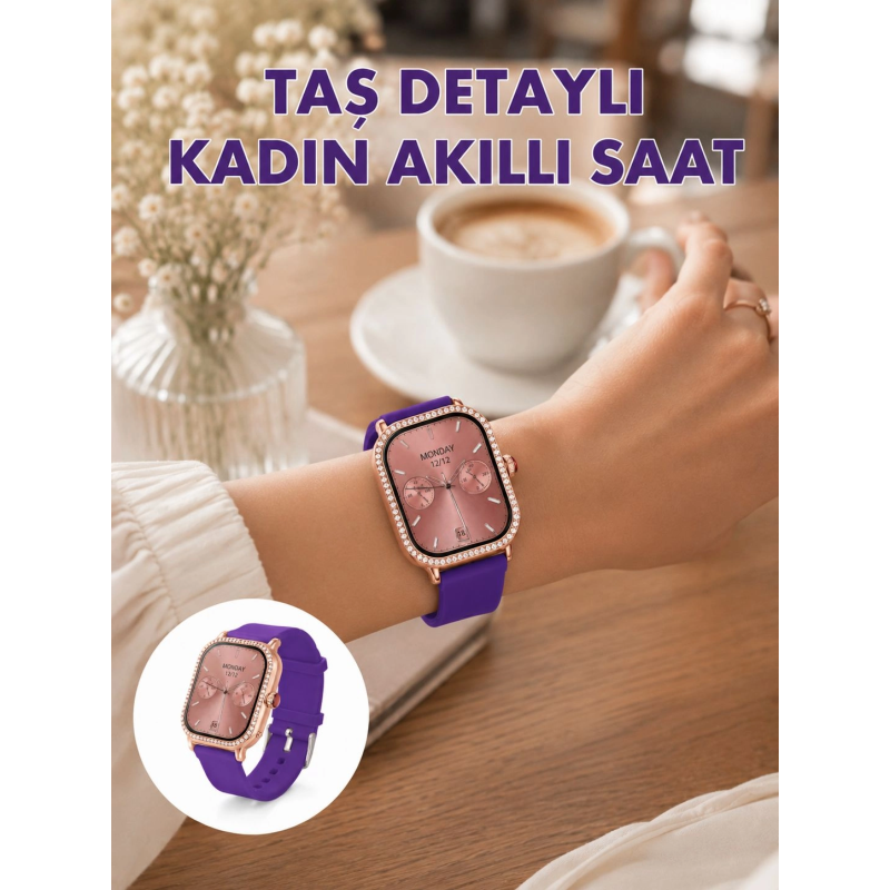 Bluetooth Arama Destekli Çok Fonksiyonlu Akıllı Saat Bluetooth Arama Destekli Çok Fonksiyonlu Akıllı Saat