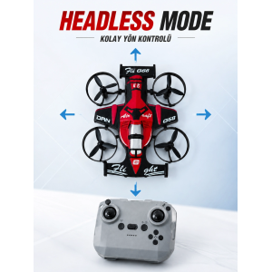 Uzaktan Kumandalı Araba Drone 3 Hız Kademeli 360° Dönüş Ve Headless Mode Özellikli