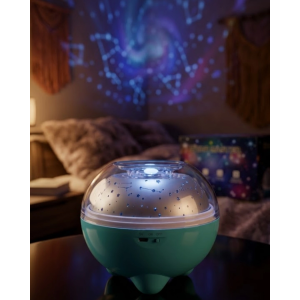 Uzaktan Kumandalı Döner Yıldız Projeksiyon Lambası Bluetooth Hoparlör Ve Renk Değiştirme Özelliği