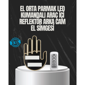 Uzaktan Kumandalı Led El Park Uyarı Cihazı 2025 Model A Kalite