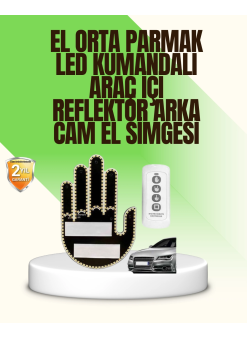 Uzaktan Kumandalı Led El Park Uyarı Cihazı Suya Dayanıklı Enerji Tasarruflu