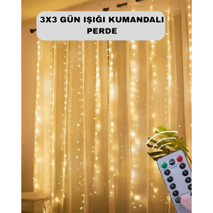 Uzaktan Kumandalı Perde Tipi Günışığı Peri Led Işık Dekorasyon
