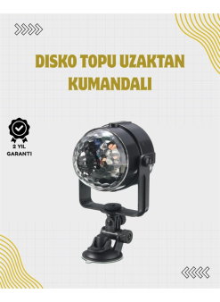Uzaktan Kumandalı, Ses Kontrollü Led Disko Işığı - Parti Ve Kulüpler İçin