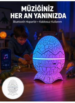 Uzaktan Kumandalı, Usb Girişli, Döner Projektör Lamba Yeni Nesil