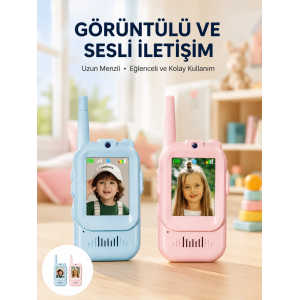 Uzun Menzilli Video Walkie Talkie Eğitici Ve Eğlenceli Oyuncak