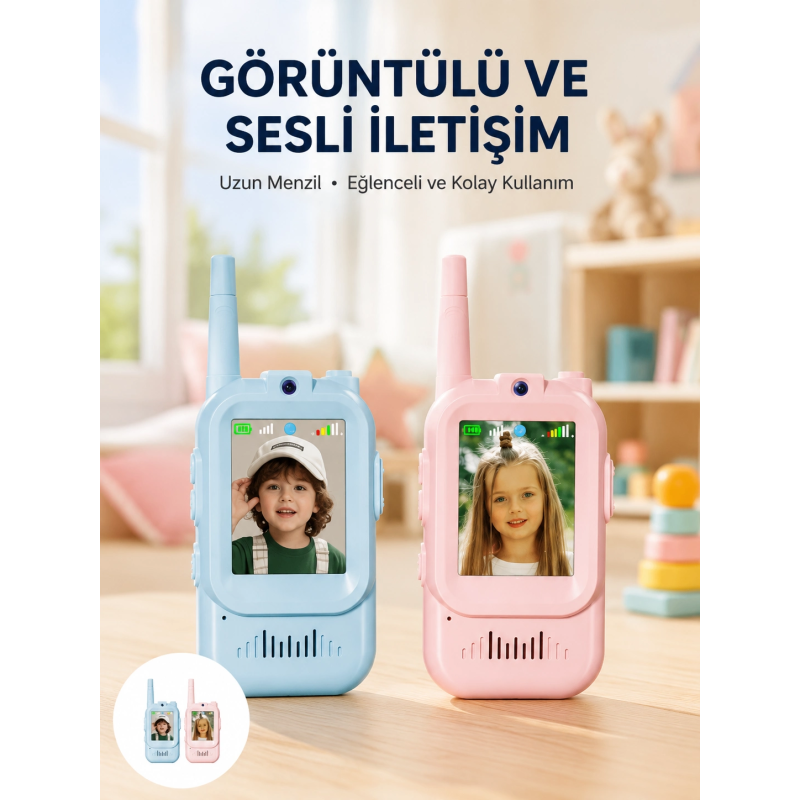 Uzun Menzilli Video Walkie Talkie Eğitici Ve Eğlenceli Oyuncak Uzun Menzilli Video Walkie Talkie Eğitici Ve Eğlenceli Oyuncak