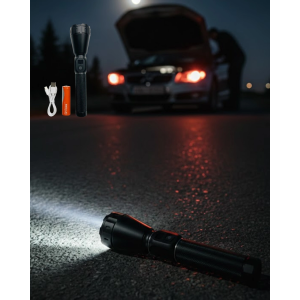 Uzun Ömürlü Bataryalı Şarjlı El Feneri Güçlü Led Aydınlatma