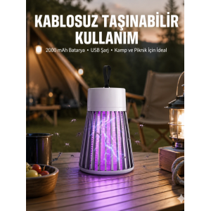 Uzun Ömürlü Bataryalı Taşınabilir Böcek Kovucu