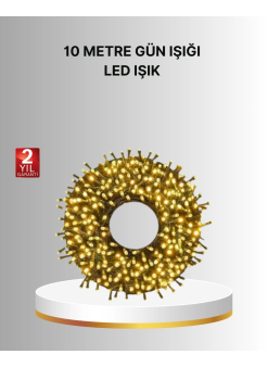 Uzun Ömürlü Led Teknolojili 10 Metre Şık Işıklı Süsleme Seti