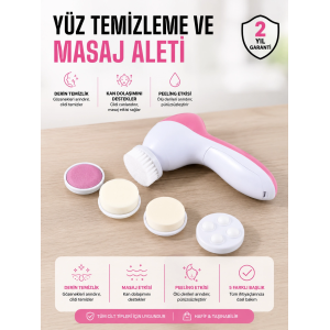 Uzun Pil Ömrü Ve Etkili Sonuçlar Sunan 5 Fonksiyonlu Cilt Bakım Cihazı