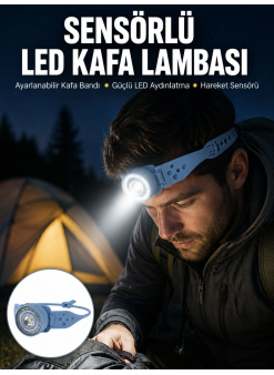 Uzun Pil Ömürlü Kamp Ve Dağcılık Kafa Lambası Yeni Nesil