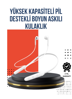 Uzun Süre Dayanıklı Manyetik Başlıklı Bluetooth Kulaklık