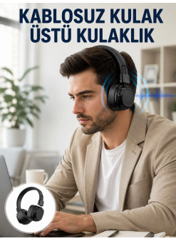Uzun Süreli Rahat Kullanım İçin Kablosuz Bluetooth Kulaklık Yeni Nesil