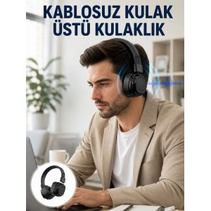 Uzun Süreli Rahat Kullanım İçin Kablosuz Bluetooth Kulaklık Yeni Nesil