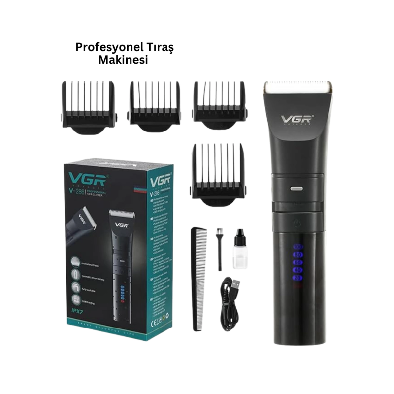 V-286 Profesyonel Şarjlı Tıraş Makinesi V-286 Profesyonel Şarjlı Tıraş Makinesi
