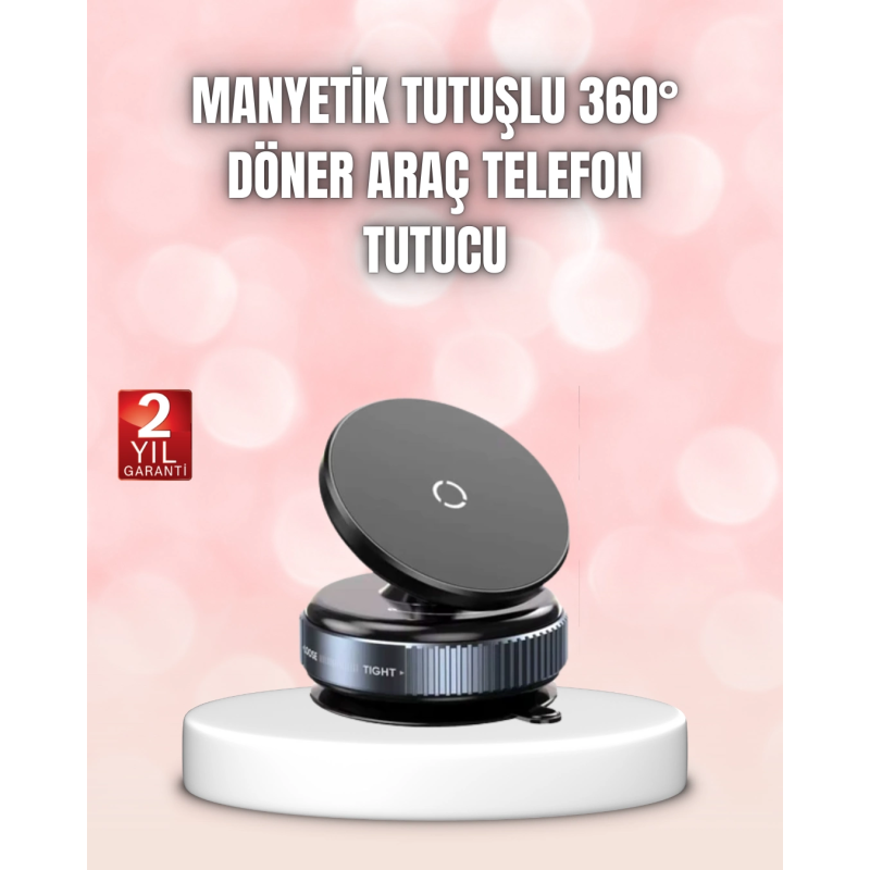 Vakumlu Manyetik Araç İçi Telefon Standı Vakumlu Manyetik Araç İçi Telefon Standı