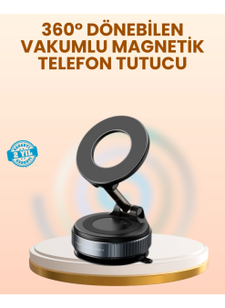 Vakumlu Manyetik Araç Telefon Tutucu Güçlü Tutuş