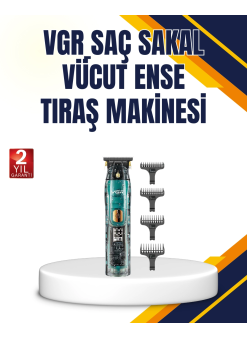 Vgr V-695 Profesyonel Tıraş Makinesi Seramik Bıçaklı Turbo Güçlü Motor
