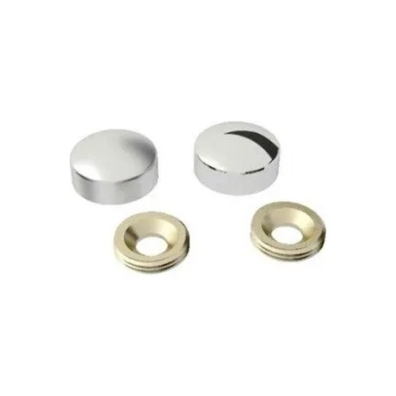 Vida Kapama Kapağı 15 Mm, Krom - 100 Adet Vida Kapama Kapağı 15 Mm, Krom - 100 Adet