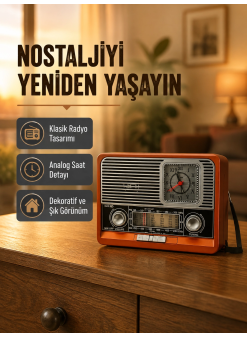 Vintage Radyo – Nostaljik Tasarım Ve Modern Teknoloji Bir Arada