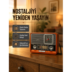 Vintage Radyo – Nostaljik Tasarım Ve Modern Teknoloji Bir Arada