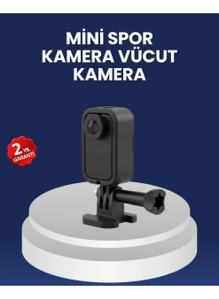 Vlog, Seyahat Ve Günlük Video Çekimleri İçin Mini Kamera