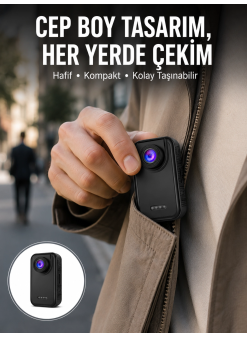 Vlog Ve Sosyal Medya Çekimleri İçin Kompakt Taşınabilir Kamera Yeni Nesil