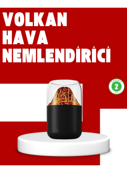 Volkanik Tasarımlı Led Işıklı Ultrasonik Nemlendirici