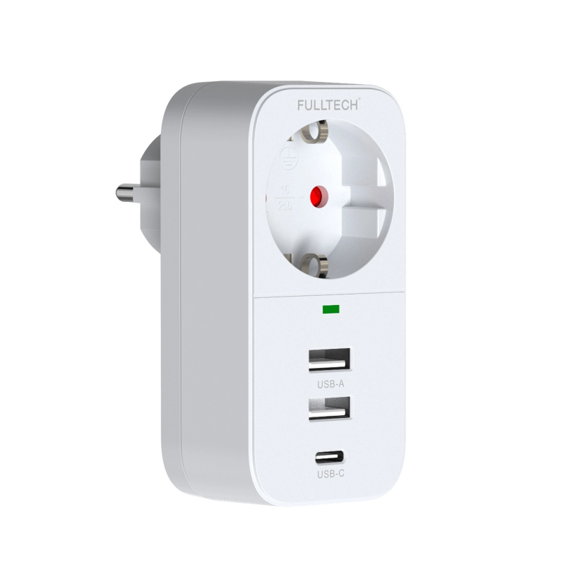 Vothoon 2.4a Çıkışlı 2xusb 1xtype-c Tekli Priz Ftr-17 Vothoon 2.4a Çıkışlı 2xusb 1xtype-c Tekli Priz Ftr-17