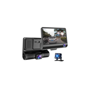 Vothoon Araç Içi Kamera Gece Görüşlü 3 Kameralı 4 Inç 1080p Yol Kayıt Kamerası Geri Vites