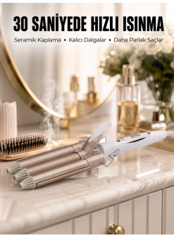 Wag Maşa Profesyonel Saç Şekillendirici İyon Özellikli Isı Kademeli Yeni Nesil