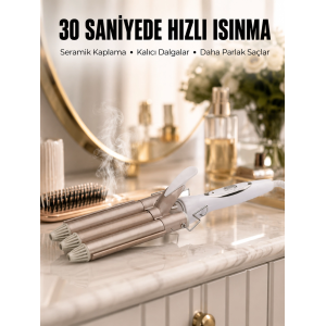 Wag Maşa Profesyonel Saç Şekillendirici İyon Özellikli Isı Kademeli Yeni Nesil