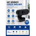 Webcam Orjınal 1080p Hd Konferans Kamera Dahili Mikrofon Görüntülü Sohbet Yayın Kamerası Hd Video Ae-112