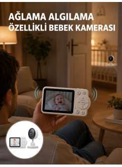Wifi Gerektirmeyen Dijital Şifrelemeli Bebek Monitörü Yeni Nesil