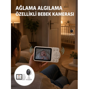 Wifi Gerektirmeyen Dijital Şifrelemeli Bebek Monitörü Yeni Nesil