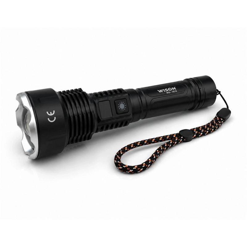 Ws-7878 30watt 3000 Lümen Uzun Menzilli Usb Type-c Şarjlı El Feneri Ws-7878 30watt 3000 Lümen Uzun Menzilli Usb Type-c Şarjlı El Feneri