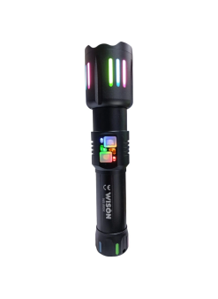 Ws-9954 25w  Zoomlu Yeşil Lazerli Metal Şarjlı El Feneri