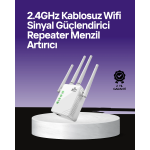Wps Destekli 2.4ghz + 5ghz Wifi Sinyal Güçlendirici