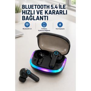 Ws Bluetooth Kulaklık Quad Enc Hd Voice 500mah Şarj Kutulu Kablosuz Kulaklık