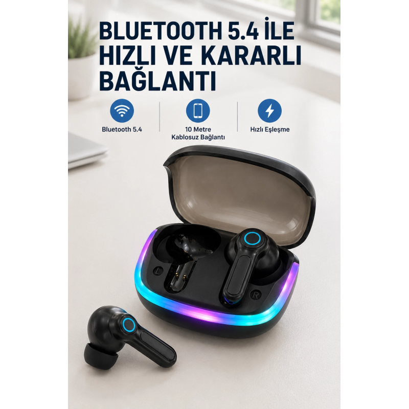 Ws Bluetooth Kulaklık Quad Enc Hd Voice 500mah Şarj Kutulu Kablosuz Kulaklık Ws Bluetooth Kulaklık Quad Enc Hd Voice 500mah Şarj Kutulu Kablosuz Kulaklık