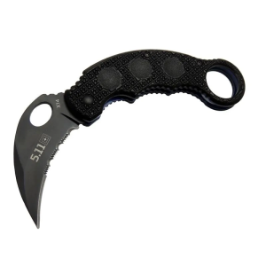 X14 5.11 Siyah Karambit Koleksiyon Çakı 16 Cm - Plastik Sap