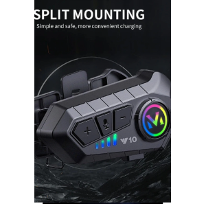 Y10 Kask Kulaklık Bluetooth Motosiklet Kulaklık 5,3 Bluetooth Intercom Motorsiklet Kulaklık